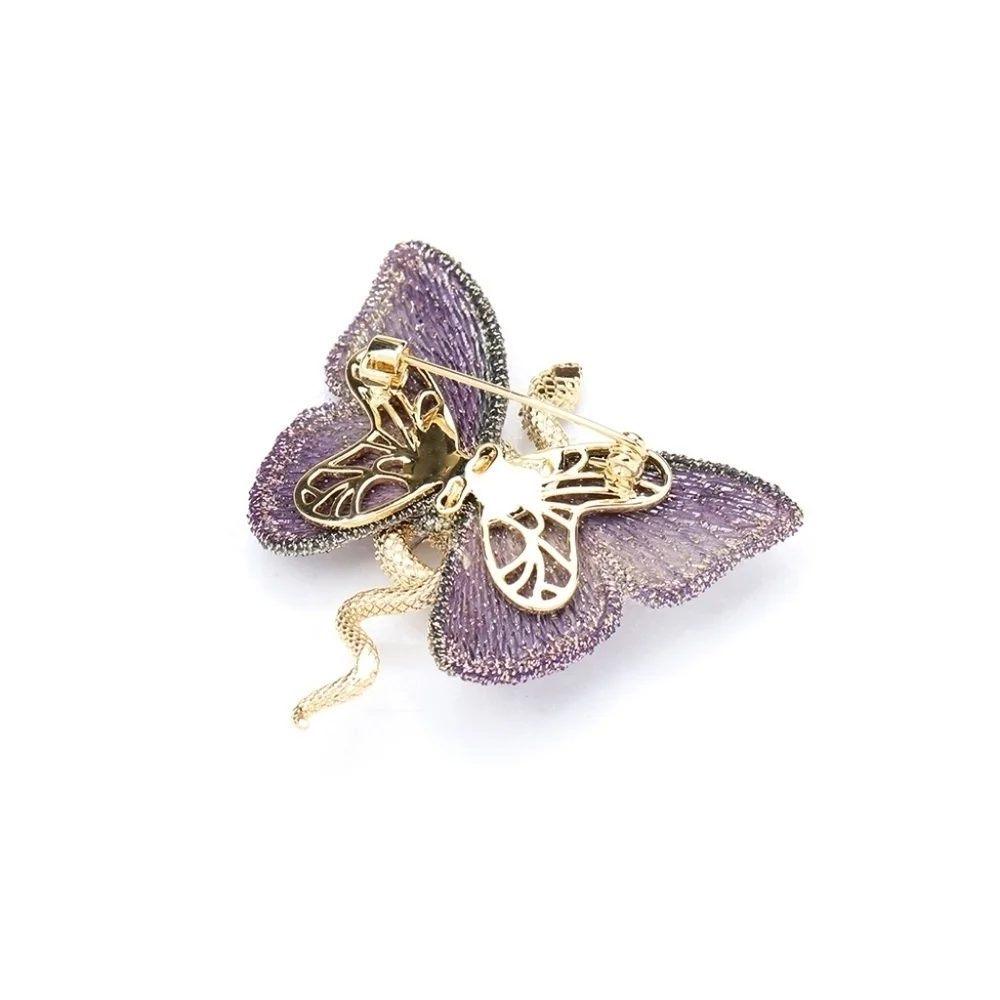 VQ Snake-Butterfly Brooch